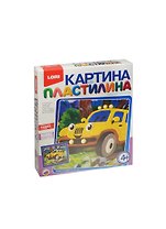 Набор для творчества LORI Картина из пластилина "Внедорожник" Пк-011