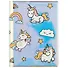 Записная книжка А7 78л кл. "Unicorn pattern" бензинов.ПВХ-обл. - 0