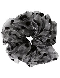 Резиночка Горошек (серая, прозрачная) (полиэстер) (15см) (12-20262703-13) (Lafilaf)