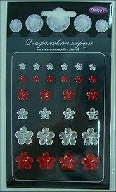 Декоративные стразы на самоклеющ. основе (14552) (ST-916G) (упаковка)