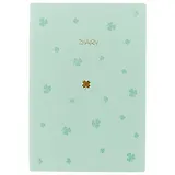 Ежедневник «Be lucky!», мятный, недатированный, А5
