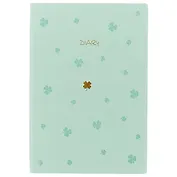 Ежедневник «Be lucky!», мятный, недатированный, А5