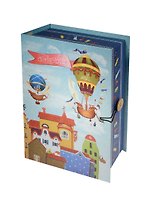 Коробка-шкатулка, Феникс презент, Дирижабли в лето M 20*14*6см 42375