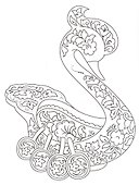 Золотая хохлома. Книжка-раскраска - 2