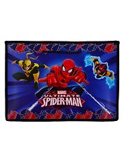 Папка для тетрадей А4 "Spiderman" пластик, молния, ручки, 34*23,5*5,5