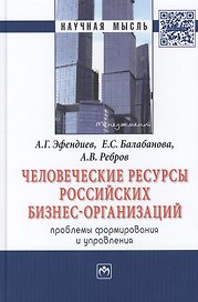 Человеческие ресурсы российских бизнес-организаций: проблемы формирования и управления