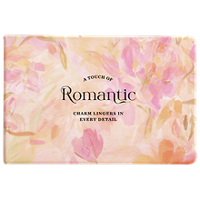 Еженедельник дат. 2027г. А6 64л 160*90 "Romantic" розовый, иск.кожа, интегр.переплет, тисн.фольгой, ляссе, горизонт.карманный, скругл.углы
