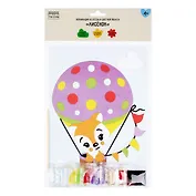 Аппликация из песка и цветной фольги ТРИ СОВЫ "Лисенок", с раскраской