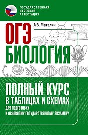 ОГЭ. Биология. Полный курс в таблицах и схемах для подготовки к ОГЭ