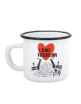 Кружка СПб Сердце и мост (эмаль) (300 мл) (12-Wenbang-SPB-2)