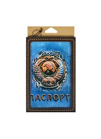 Обложка для паспорта кожа СССР (20083)