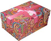 Коробка подарочная "Розовые огурцы", 22*15*10см