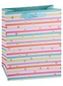 Пакет А4 32*26*12 "Bright stripes" нейтр. бум.мат
