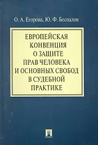 Европейская конвенция о защите прав человека и основных свобод в судебной практике.