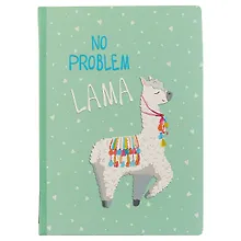 Блокнот «No problem lama», 192 страницы, А5