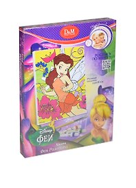 Набор для росписи по холсту Фея Розетта (Disney Феи) (53724) (24х18см) (Делай с мамой) (7+) (коробка)