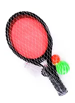 Набор ракетки детские 33,5 см. пластик,  в компл-те: воланчик, шарик-2шт.