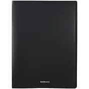 Папка 10ф А4 "Matt Classic" пластик, черный, Erich Krause