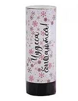 Новогодняя хлопушка с конфетти Чудеса сбываются (серебристая)