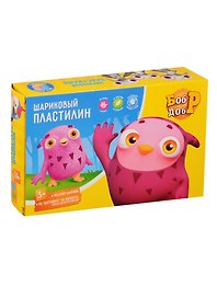Шариковый пластилин Бобр добр, мелкозернистый, 6 цветов по 100 мл