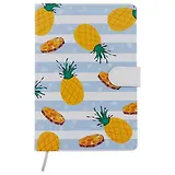 Блокнот «Ананасы», 256 стр, 13 х 19 см
