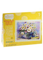 Набор Toyzy Ромашки (TZ-P043) (А4) (Техника Картина шерстью) (7+) (MySweeBe) (Hand made) (Сделай своими руками)