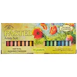 Пастель мягкая сухая «Аква-Колор», №4, 16 цветов