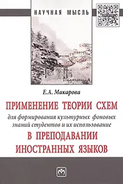 Применение теории схем для формирования культурных фоновых знаний студентов и их использование в пре