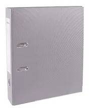 Папка архивная 70мм А4 серая, бумвинил, прозр.карман, GoodMark