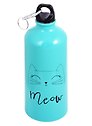 Бутылка с карабином Котик Meow (металл) (600мл) (12-16107-A600-A1)