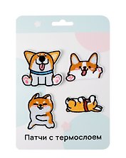Нашивки Корги (термонаклейки)