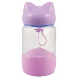 Бутылка Котик с ушками (стекло) (300 мл) (12-07599-HLB01)