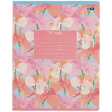 Тетрадь в линейку BG, Pastel Flowers Soft, 24 листа, в ассортименте