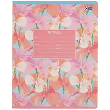 Тетрадь в линейку BG «Pastel Flowers. Soft» в ассортименте, 24 листа
