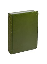 Ежедневник недат. А6 136л "VELVET" оливковый, иск.кожа, ляссе, Bruno Visconti
