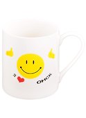 Кружка Омск-Смайл (фарфор) (300мл) (112411-О) - 0