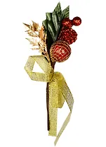 Набор для творчества Рождественский букет с красным шариком и шишкой SUN12115