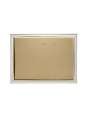 Рама 25*35 деревянная, цв. белый с золотом, со стеклом, Двуреченский