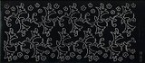 Контурные наклейки Листья и цветы (190813) (лист) (черн.) (10х23см)