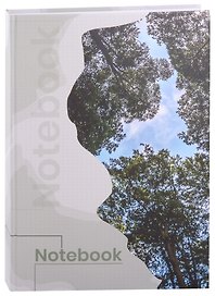 Книга для записей А4 160л кл. "Природа" 7БЦ, глянц.ламинация, цв.форзацы