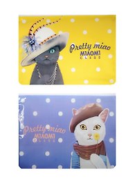 Папка на молнии B5 «Pretty cats»