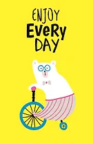 Блокнот Like. Enjoy every day (yellow) (А5), 64 стр.