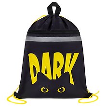 Мешок для сменной обуви «Dark cat», с петлей, светоотражающая полоса, 47X37см