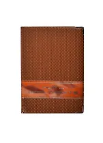 Обложка для автодокументов "Перфорация" иск.кожа, черная, мет.уголки, Топ-спин