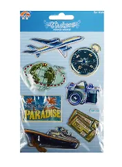 Наклейки объемные Путешествия (11-02415-MP-008)