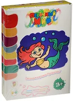 Набор д/дет. творч. Песочная картина Русалочка (103) (в наб.: 3-слойн.карт.осн.с вырез.лазером траф., ., набор цв.песка - 9 цв.в пласт.баночках по 60 гр.) (3+) (Песочный мир) (коробка)