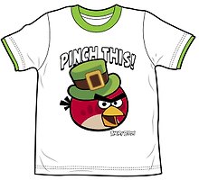 Angry Birds Футболка для мальчиков PINCH (7-8 лет, Белый) (TSB78-WHT-AB)