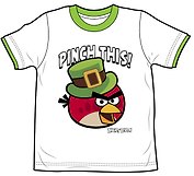 Angry Birds Футболка для мальчиков PINCH (7-8 лет, Белый) (TSB78-WHT-AB)