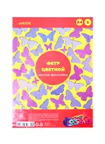 Фетр цветной A4 deVENTE Оттенки фиолетового (8040688) (5 цв) (5 л) (толщина 2 мм) (упаковка)