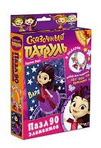 Пазл, Оригами Сказочный патруль (17,6х21см) 90эл. +браслетик, наклейка Крутая Варя 03663
